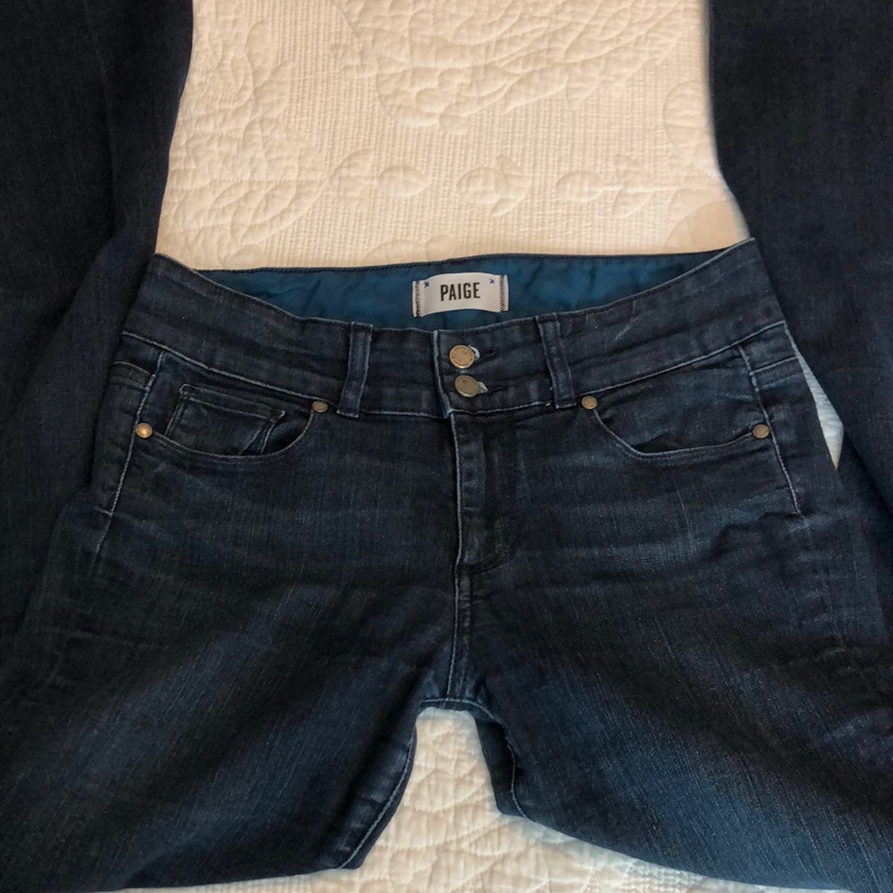 Paige straight leg Hidden Hills blue Jean (28)